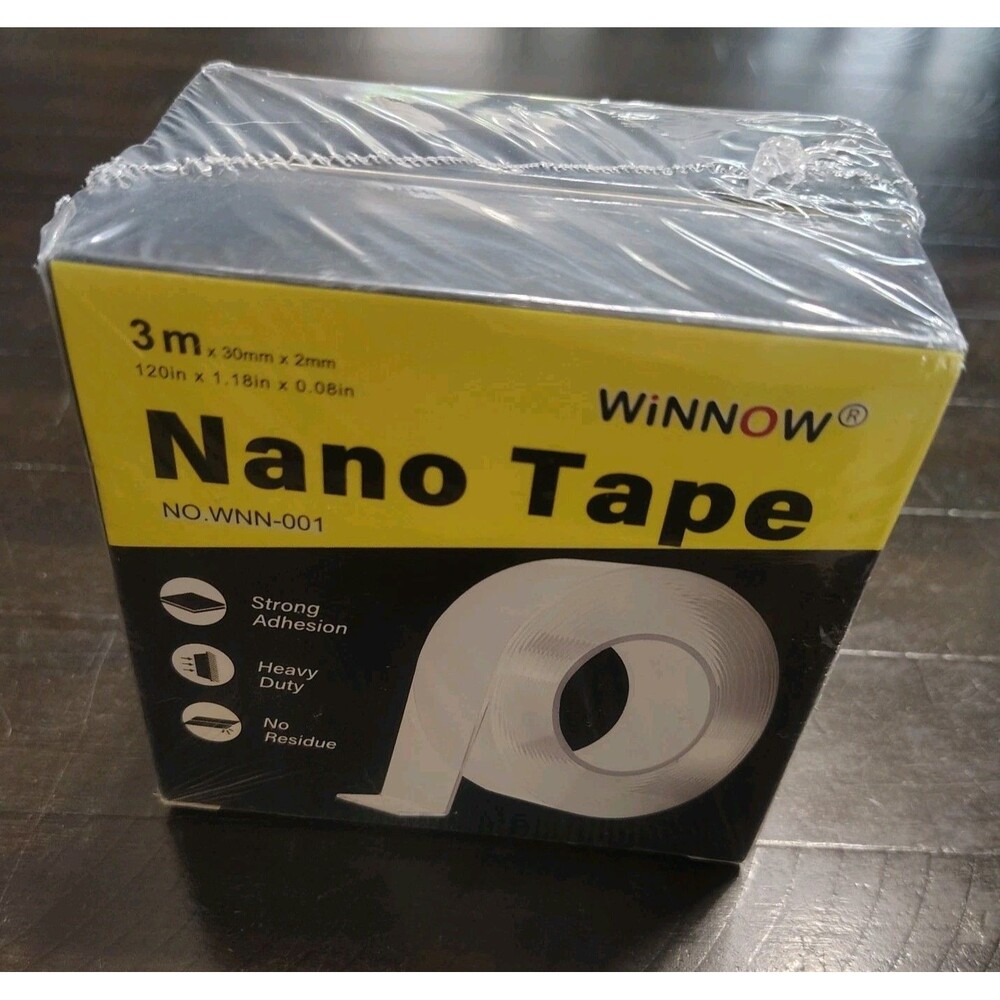Nano Tape Double Sided Heavy Duty Extra Strong Adhesive Indoor/Outdoor 2-Pack